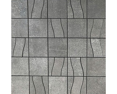 Mosaik Metropolitan dark grey 30 x 30 cm