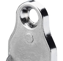 Halter für Kleiderstange oval metall/vernickelt 15x30 mm 30 Stück-thumb-1