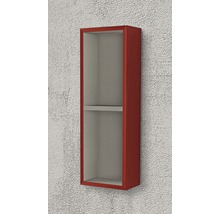 Wandregal Baden Haus Ceylan 60x20 cm rot fertig montiert-thumb-1