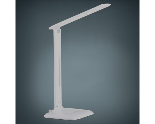 LED Bürolampe dimmbar 2,9W 280 lm 3000/6500 K warmweiß/tageslichtweiß H 550 mm Caupo weiß