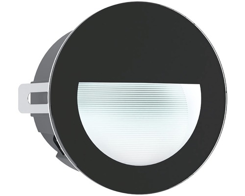 LED Einbauleuchte Außen Alu/Kunststoff 1-flammig 2,5W 320 lm 4000 K neutralweiß 125/117 mm Aracena schwarz/weiß
