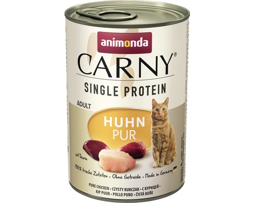 Katzenfutter nass animonda CARNY Single Huhn pur 400 g-0