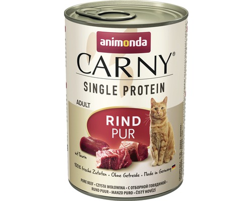 Katzenfutter nass animonda CARNY Single Rind pur 400 g