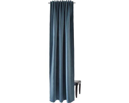 Vorhang mit Gardinenband Galdin türkis 140x245 cm | HORNBACH