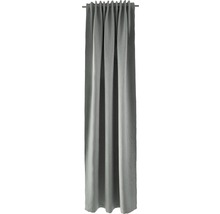 Vorhang mit Gardinenband Galdin grau 140x245 cm-thumb-0