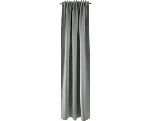 Vorhang mit Gardinenband Galdin grau 140x245 cm-0