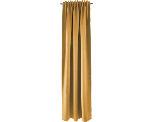 Vorhang mit Gardinenband Galdin gelb 140x245 cm