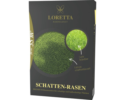 Rasensamen Loretta Schattenrasen 0,6 kg 33 m²