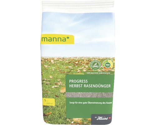 Herbst-Rasendünger Manna Progress 5 kg 200 m²