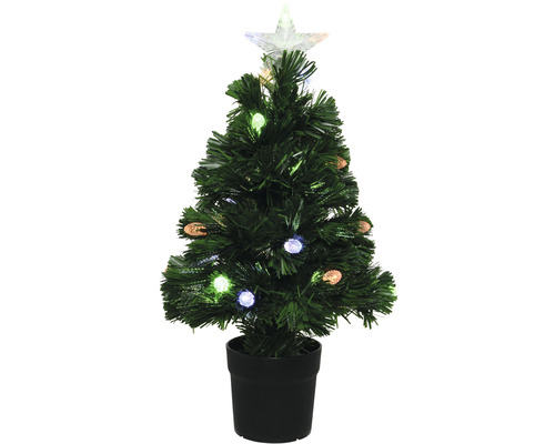 künstlicher Weihnachtsbaum Tannenbaum Prestwick mit Beleuchtung H 60 cm grün inkl. LED