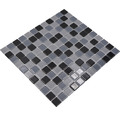 Glasmosaik CM 4999 mix schwarz 30,2x32,7 cm
