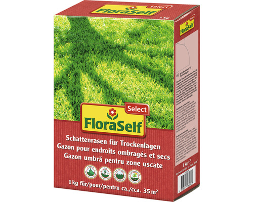 Schattenrasen für Trockenlagen FloraSelf Select 1 kg / 35 m²-0