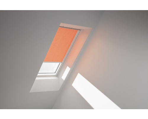 VELUX Sichtschutzrollo orange uni manuell Rahmen aluminium RFL C02 4164S