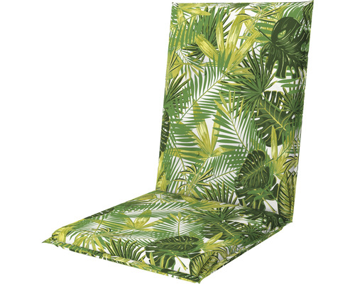 Stuhlauflage 110 x 48 x 6 cm 50 % Baumwolle, 50 % Polyester grün