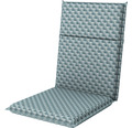Stuhlauflage 110 x 48 x 6 cm 50 % Baumwolle, 50 % Polyester Blau