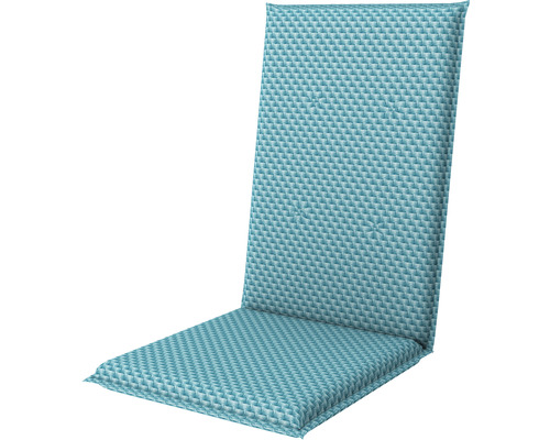 Stuhlauflage 119 x 48 x 6 cm 50 % Baumwolle, 50 % Polyester Blau