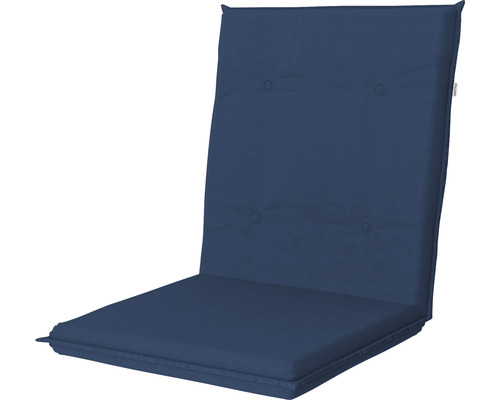 Stuhlauflage 100 x 48 x 6 cm blau