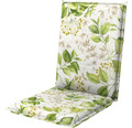 Stuhlauflage 110 x 48 x 6 cm 50 % Baumwolle, 50 % Polyester grün