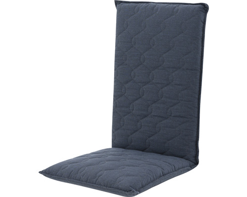 Stuhlauflage 119 x 48 x 7 cm 50 % Baumwolle, 50 % Polyester blau
