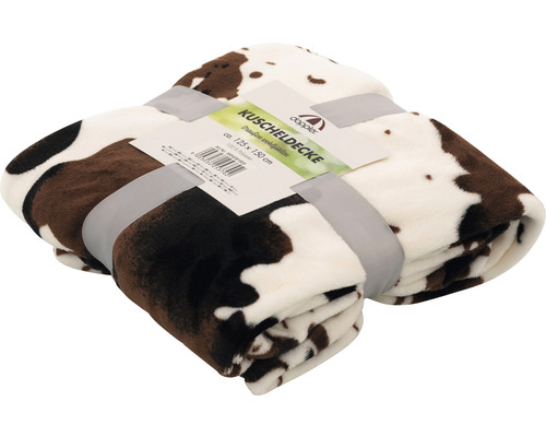 Kissen Kuscheldecke Kuh 100 % Polyester Weiß