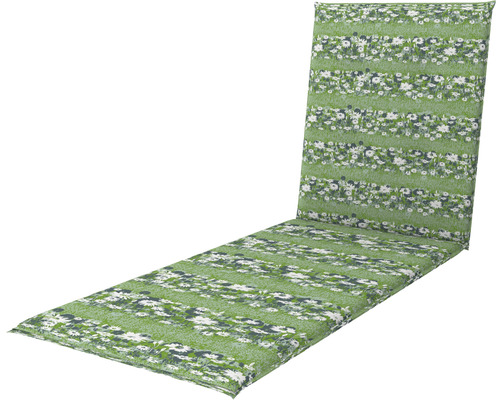 Liegenauflage MOTION XL 195 x 60 x 8 cm 50 % Baumwolle, 50 % Polyester grün