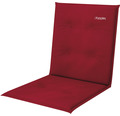 Stuhlauflage Niedriglehner LOOK 100 x 48 x 4 cm 100 % Polyester rot