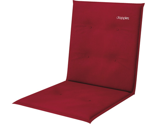 Stuhlauflage Niedriglehner LOOK 100 x 48 x 4 cm 100 % Polyester rot