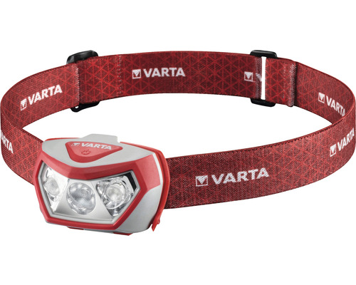 Varta Stirnlampe Outdoor Sports H20 200 lm Reichweite 50 m Leuchtdauer 52 h rot