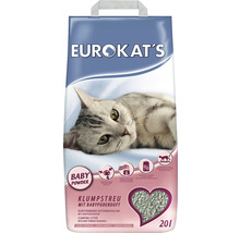 Katzenstreu EUROKATS Babypuder 100% Naturton, 20 l ca. 20 kg-thumb-0