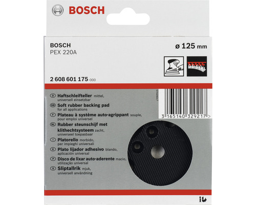 125mm Klettverschluss Unterlage Schleifen Pad For Bosch GEX125-1A PEX 220 