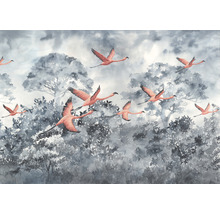 Fototapete Vlies Ink INX8-053 Flamingos in the Sky 8-tlg. 400 x 280 cm-thumb-0