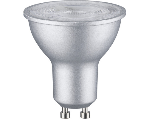 LED Reflektorlampe dimmbar GU10/7W chrom/matt 460 lm 2700 K warmweiß 36° geeignet für URail-System