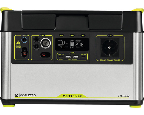 Goal Zero Yeti 1500x Batterie: Li-Ion NMC, 1516 Wh (10,8 V, 140,3 Ah) 20,7 kg App-Steuerung-0