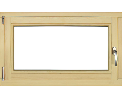 Holzfenster Kiefer lackiert 980x580 mm DIN Links