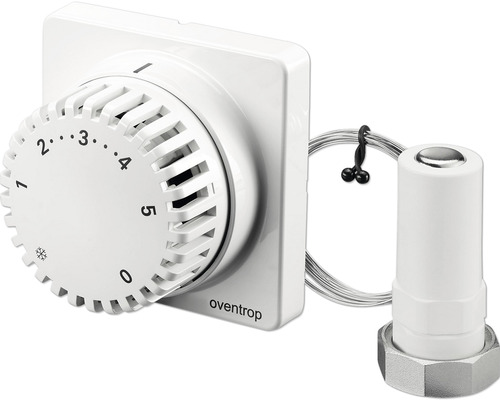 Thermostat Oventrop Uni FH mit Fernverstellung Kapillarrohr 2000 mm weiß 1012295-0