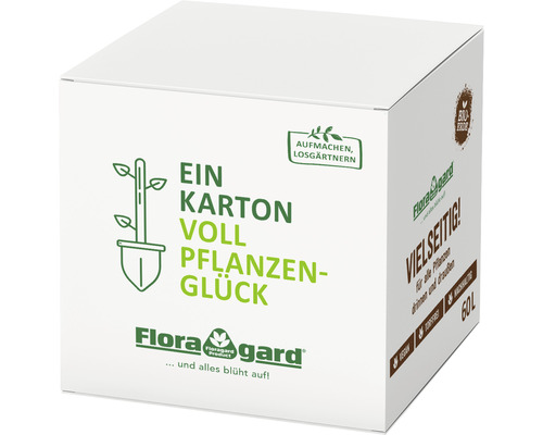Bio-Erde Floragard torffrei BOX 1x60L 100 % aus natürlichen Rohstoffen