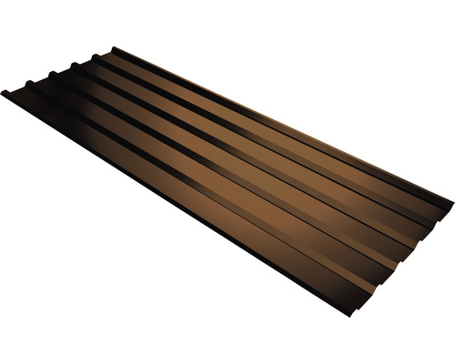 PRECIT Trapezplatte T35M Schokoladenbraun RAL 8017 mit Antikondensationsbeschichtung 1500 x 1095 x 0,5 mm
