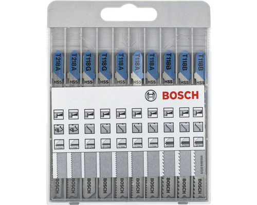 Stichsägeblatt Set Bosch X-Pro Line für Metall 10-tlg