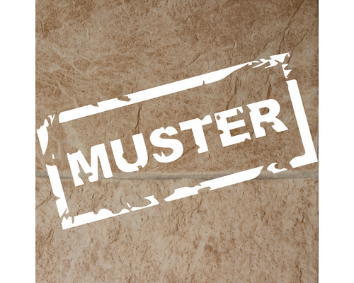Handmuster PVC-Boden Mimas Fliese beige