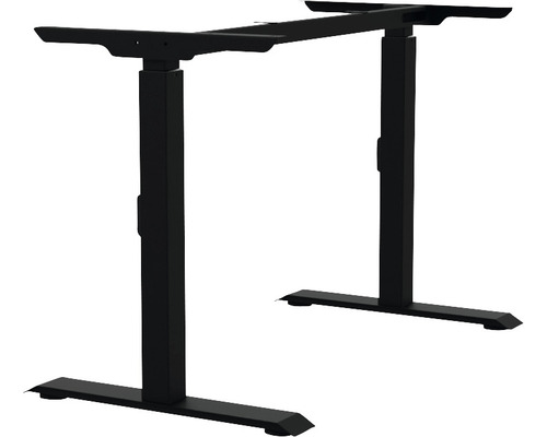 Tischgestell M-MORE 10-stufig manuell höhenverstellbar 670-900 mm schwarz