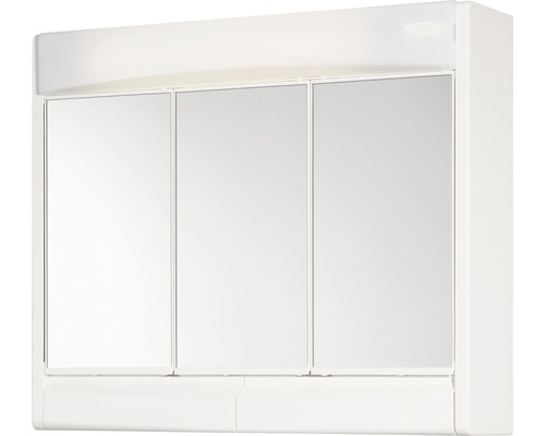 Spiegelschrank Jokey Saphir 60 x 18 x 51 cm weiß 3-türig LED IP 20