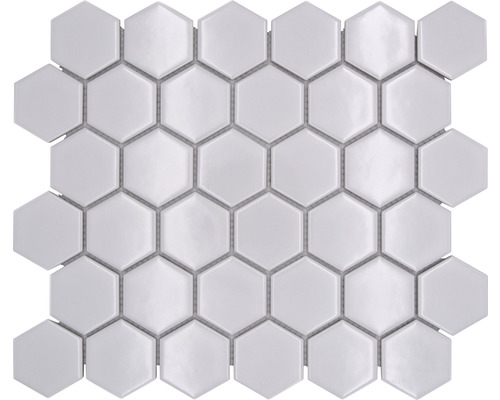 Keramikmosaik HX 080 weiß 32,5x28,1 cm