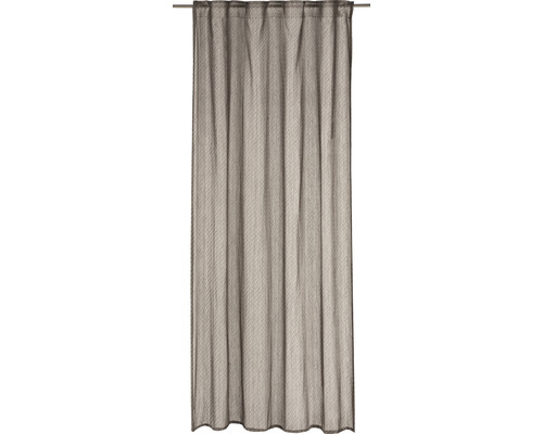 Vorhang mit Gardinenband Unisono braun 140 x 255 cm | HORNBACH