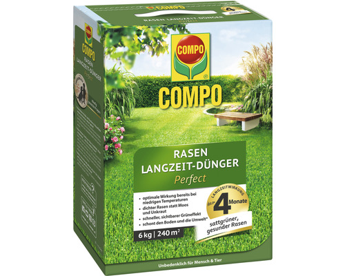 Rasen-Langzeit-Dünger Perfect 6 kg 240 m²