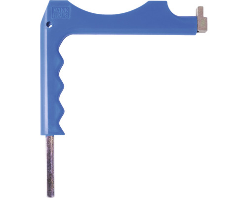 Montageschlüssel Ziehgriff Stiftzieher blau für Winkhaus Fenster und Balkontürbeschläge