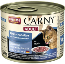 Katzenfutter nass animonda Carny Adult Rind & Kabeljau & Petersilienwurzeln 200 g-thumb-0