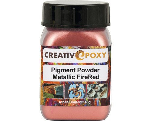 CreativEpoxy Pigment Pulver für Gießharz feuerrot 40g