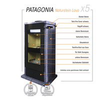 Kaminofen Xeoos Patagonia x5 Naturstein Lava 5 kW-thumb-12