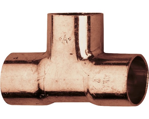 T-Stück 12mm 10 Stück Kupfer-0
