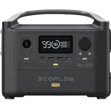 EcoFlow Akkubatterie Power Station EcoFlow RiverPRO 12 V 720 Wh tragbar in 1,5 h voll geladen-thumb-0